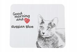 Art-Dog Orosz macska kék egérpad macskával, az Ön fényképével (5055882489684)