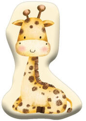 Carbotex Zsiráf Yellow formapárna, díszpárna Velúr (CBX231111KSZ)