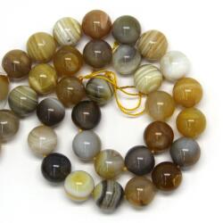 Agata de Botswana Margele Pietre Semipretioase Rotunde -16 x 16 mm