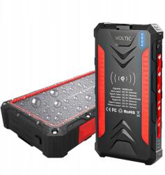  Napelemes Powerbank 36000 Mah 20W 3XUSB Zseblámpa Led Kábelek A Csomagban (VOLTIC-02)