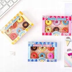  Dainty Donuts Radír 3X6 Db XGD-810 Színes Fánk (6918407253490)