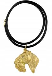 Art-Dog Kerry Blue terrier aranyozott kutya nyaklánc, szíj medál (5906111215324)