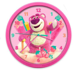 Kids Licensing Disney Játékháború Lotso Strawberry falióra 25 cm (EWA00018LTS)