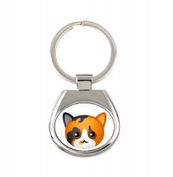 Art-Dog Kaliko macska kulcstartó, grafikai kulcstartó, medál (5056739255315)