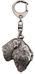 Art-Dog Fekete orosz terrier kutya kulcstartó, karabineres kulcstartó (5906111202324)