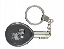 Art-Dog Catahoula Leopard Dog kristály kulcstartó kutya fotóval, kulcstartó (5055882430952)