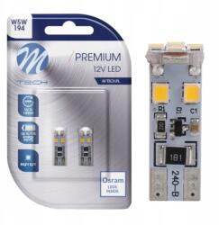 m-tech Led helyzetjelző Can Bus 8 Smd dióda W5W T10 M-tech