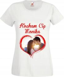 Foto Póló Saját Felirattal Nyomtatott Fotóval