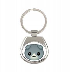 Art-Dog Skót macska lógó macska kulcstartó, kulcstartó grafika (5056739255506)