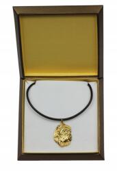 Art-Dog Shar Pei aranyozott nyaklánc kutya medál ajándékdobozban (5906111284290)