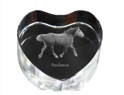 Art-Dog Ló Perszeron kristály szív fényképpel, asztali dísz (5055882447325)