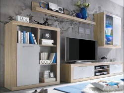 Gerbor SUNSET szekrénysor sonoma tölgy/fehér