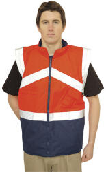 Portwest S769 Jól láthatósági, kifordítható bélelt dzseki narancs (S769ONRS)