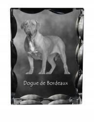 Art-Dog Bordeaux-i kutya fotó díszes kristályban, ajándéktárgy, lakásdekoráció (5055882447677)