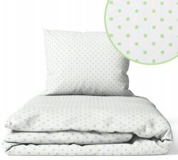 Ankras Gyerek Ágyneműhuzat 120x160 50x70 Mintás 2 részes (P-2 160/120 50/70 KROPECZKI 3MM ZIELONE)