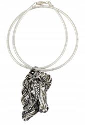 Art-Dog Ló fríz nyaklánc lóval, medál ezüst kígyó láncon (5906111282814)
