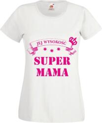 Foto nyomott mintás póló anyukáknak Szuper Anya