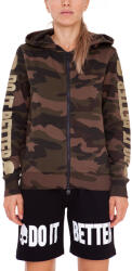 Hydrogen Hanorace tenis dame Hydrogen Do It Better FZ - camouflage (RG1000-060)