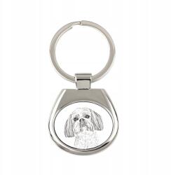 Art-Dog Shih Tzu kutya kulcstartó, fényképes kulcstartó, kulcstartó (5055882471924)