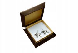 Art-Dog Angol bulldog lógós fülbevaló kutyákkal ajándékdobozban (5060383202182)