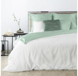 Eurofirany Nova3 pamut-szatén kétoldalas ágyneműhuzat Fehér/menta 160x200 cm - 70x80 cm 2db - homeandstyle - 12 517 Ft