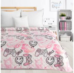 EUROFIRANY Gamer ágytakaró gyerekeknek Fehér 170x210 cm