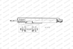 MONROE Amortizor MONROE Original gaz G1470 (G1470)
