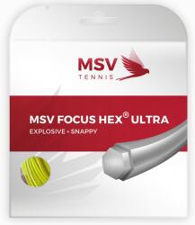 MSV Racordaj tenis MSV Focus Hex Ultra (12 m) - neon yellow (7125/7126)