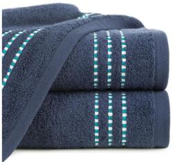 Eurofirany Fiore csíkos törölköző Gránátkék 30x50 cm