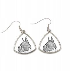 Art-Dog Boxer háromszög alakú, lógós kutyafülbevaló, fényképpel, személyre szabható (5055882475076)