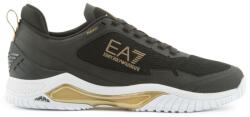 EA7 Pantofi dame EA7 Unisex Woven Sneaker - black/gold/white (X8X155-XK358-R347)