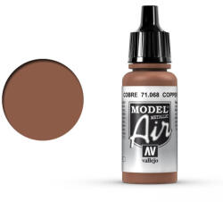 Acrylicos Vallejo VALLEJO MODEL AIR 71.068 RÉZMETÁL akril airbrush festék 18 ml () (71.068/571068)