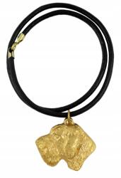 Art-Dog Német vizsla durva szőrű aranyozott kutya nyaklánc, medál (5906111286539)