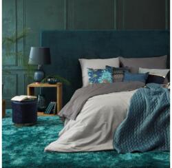 Eurofirany Dina egyszínű pamut-szatén ágyneműhuzat Világosszürke 220x200 cm - 70x80 cm 2db