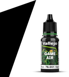 Acrylicos Vallejo VALLEJO GAME AIR 76.051 FEKETE akril airbrush festék 18 ml (576051)