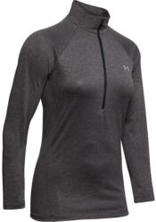Under Armour Hanorace tenis dame Under Armour Tech 1/2 Zip - carbon heather/metallic silver (1320126-090)