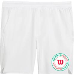 Wilson Pantaloni scurți tenis bărbați Wilson Tournament Pro Short 7"" - bright white (WM00299411WTA)