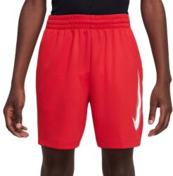 Nike Pantaloni scurți băieți Nike Dri-Fit Multi+ Graphic Training - university red/white/white (DX5361-657)