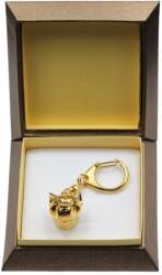 Art-Dog Amerikai Staffordshire terrier aranyozott kutya kulcstartó ajándék dobozban (5906111204847)