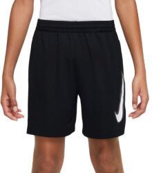 Nike Pantaloni scurți băieți Nike Boys Dri-Fit Multi+ Graphic Training - black/white/white (DX5361-010)