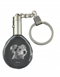 Art-Dog Pumi kristály kulcstartó kutya képpel, kulcstartó, medál (5055882431409)
