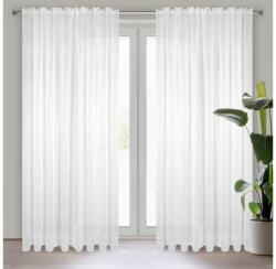 EUROFIRANY Lucy fényáteresztő függöny voile anyagból Fehér 140x270 cm