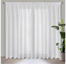 EUROFIRANY Rebecca fényáteresztő függöny finom esőszerkezettel Fehér 400x250 cm