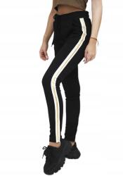 Kesi Pamut nadrág arany csíkkal, fekete xxl