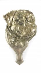 Art-Dog Rottweiler sárgaréz ajtó kopogtató kutyával, retro ajtódísz (5906111247271)