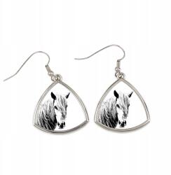 Art-Dog Giara ló háromszög alakú, lógós fülbevaló fényképpel, személyre szabható (5055882477377)