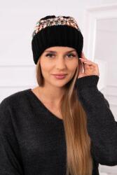 Kesi Női sapka Iris K348 fekete+menta