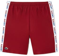 Lacoste Pantaloni scurți tenis bărbați Lacoste Sportsuit Logo Stripe Tennis - bordeaux/navy blue (GH7443-00-ISX)