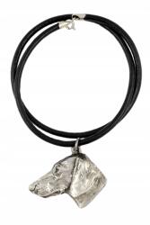 Art-Dog Tacskó rövidszőrű nyaklánc kutyával, szíjas medál, medál (5906111280346)