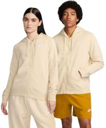 Nike Hanorace tenis dame Nike Sportswear Club Fleece Full Zip - sanddrift/white (DQ5471-126)